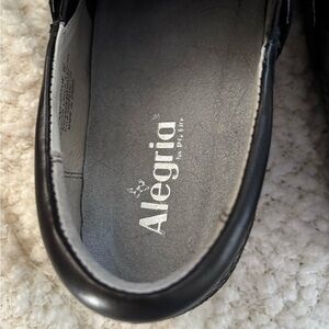 Alegria Black Leather Shoes